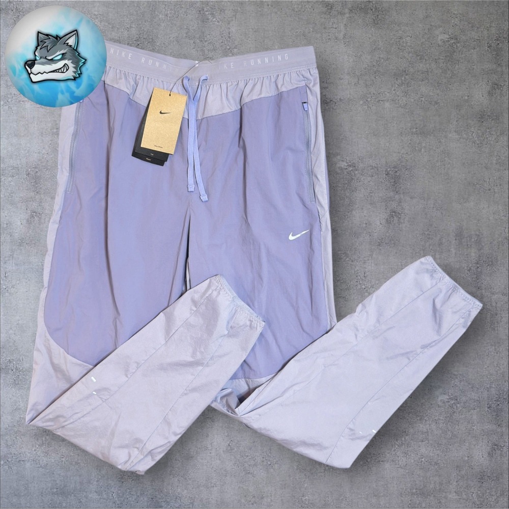 Nike Stride Plus Repel Woven Running Pants Mens Medium Tall IF2020-506 Lavender